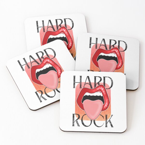 Item preview, Hard Rock Red Vinyl Lips Tongue Sticking Out designed and sold by ObsidianDaz.