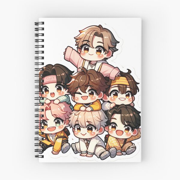 Item preview, BTS chibi designed and sold by CostedPH.
