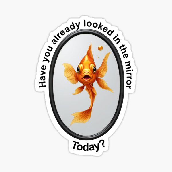 Aperçu de l'œuvre Miroir, miroir dans l'aquarium créée et vendue par MarketMovers.