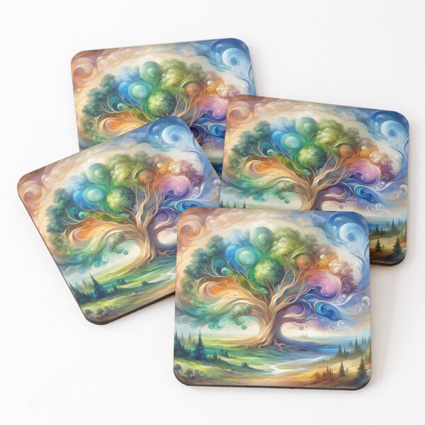 Item preview, Yggdrasil Whispers: Cosmic Roots Entwining Norse Mythical Essence designed and sold by ElLocoMus.