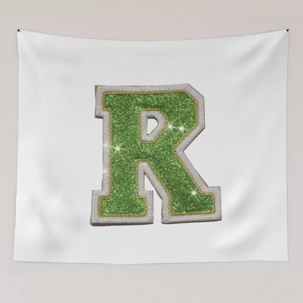 Item preview, Light Green Letter R Patch Scl  designed and sold by BCD BRANDS.