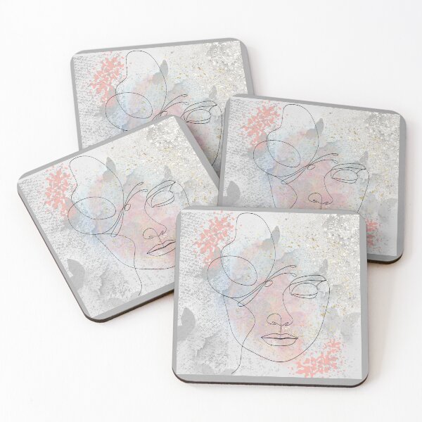 Item preview, Butterfly Whisperer: Serene Line Art designed and sold by YolyArtdesign.