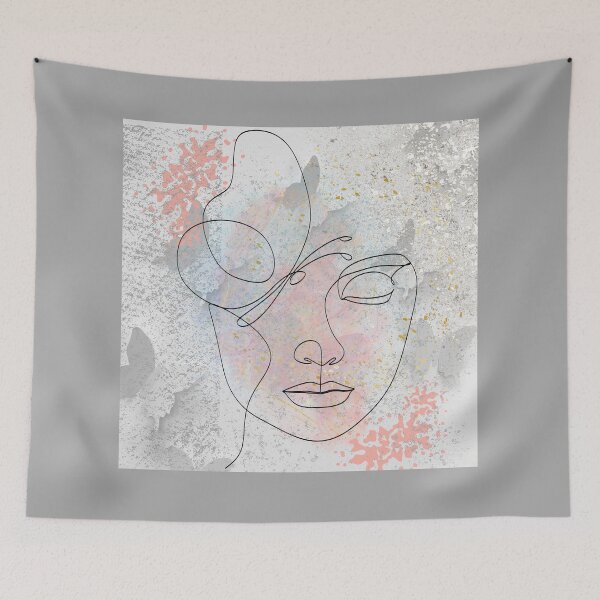 Item preview, Butterfly Whisperer: Serene Line Art designed and sold by YolyArtdesign.