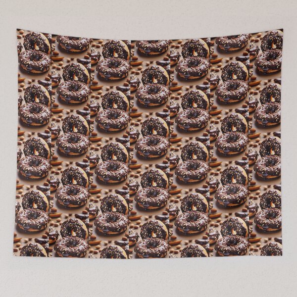 Item preview, Delicious Chocolate Donuts With Nuts designed and sold by JoyPhotoArt.