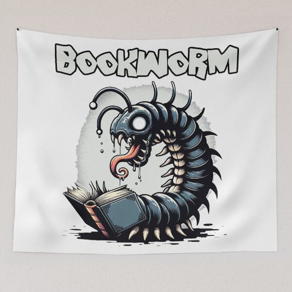 Item preview, Bookworm, Cute, Funny, Book Lovers designed and sold by shypixels.