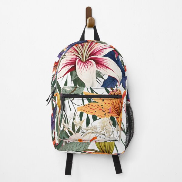 Item preview, Tropical leaves and flowers in summer designed and sold by ooHalloo.