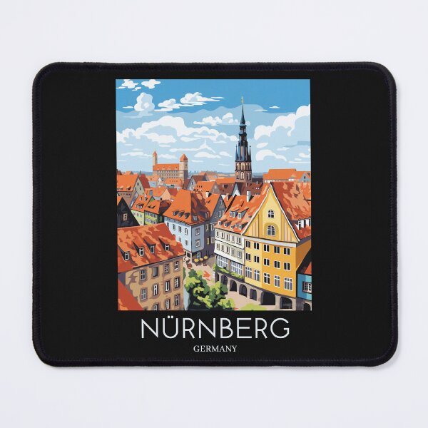 Item preview, A Pop Art Travel Print of Nürnberg - Germany  designed and sold by StudioRedKoala.