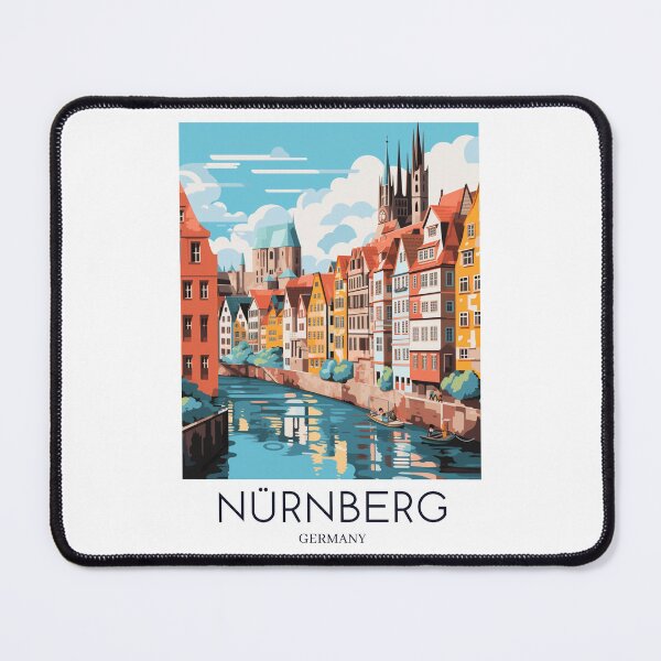 Item preview, A Pop Art Travel Print of Nürnberg - Germany  designed and sold by StudioRedKoala.