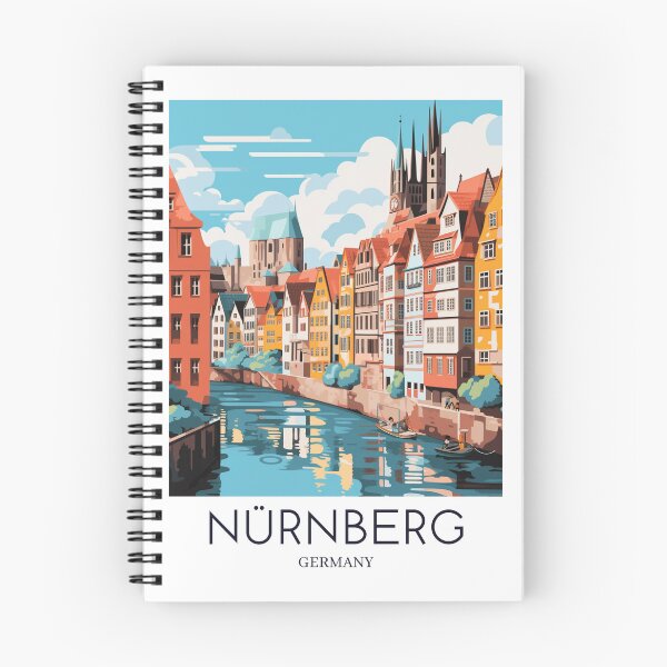 Item preview, A Pop Art Travel Print of Nürnberg - Germany  designed and sold by StudioRedKoala.