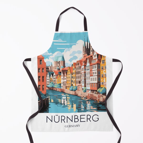 Item preview, A Pop Art Travel Print of Nürnberg - Germany designed and sold by StudioRedKoala.