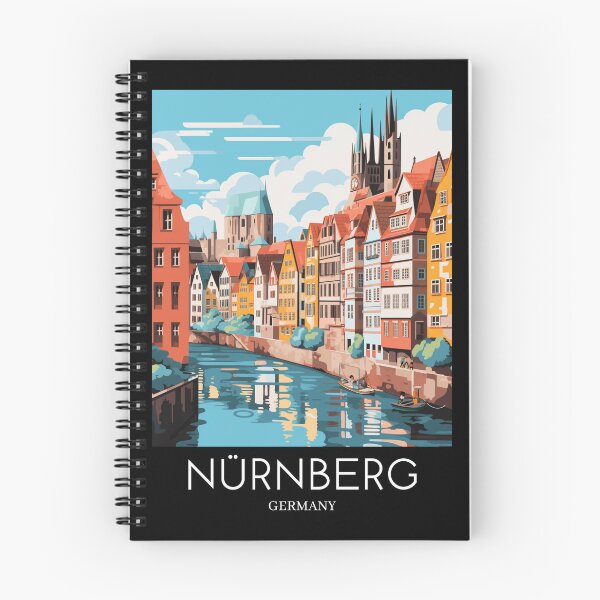 Item preview, A Pop Art Travel Print of Nürnberg - Germany  designed and sold by StudioRedKoala.