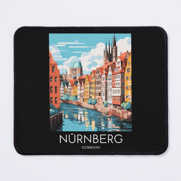 Item preview, A Pop Art Travel Print of Nürnberg - Germany  designed and sold by StudioRedKoala.