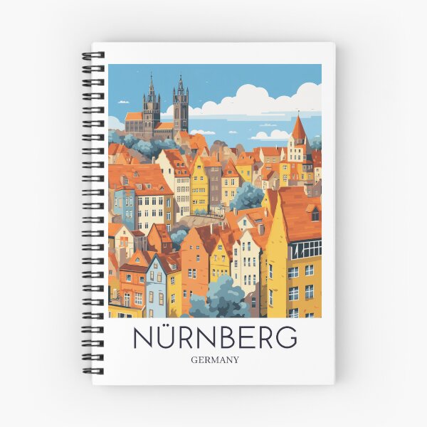 Item preview, A Pop Art Travel Print of Nürnberg - Germany  designed and sold by StudioRedKoala.