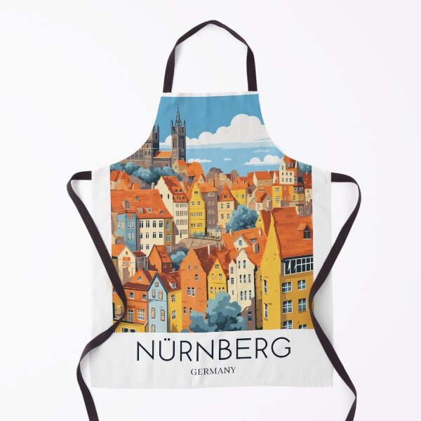 Item preview, A Pop Art Travel Print of Nürnberg - Germany designed and sold by StudioRedKoala.