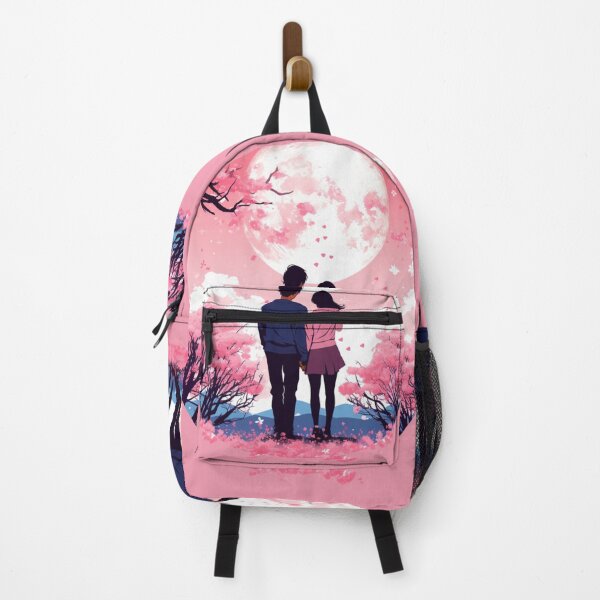 Item preview, Cherry Blossom Love: Romantic Couple Amidst Blooms for Valentine's Day designed and sold by Blendfactor.
