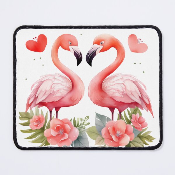 Item preview, Cute Valentine's Day Flamingo - Selection 4 designed and sold by ArtsyChaosArt.