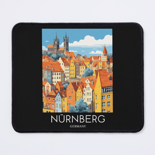 Item preview, A Pop Art Travel Print of Nürnberg - Germany  designed and sold by StudioRedKoala.