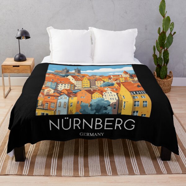 Item preview, A Pop Art Travel Print of Nürnberg - Germany  designed and sold by StudioRedKoala.