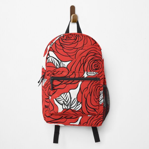 Item preview, Floral red roses seamless pattern designed and sold by ooHalloo.