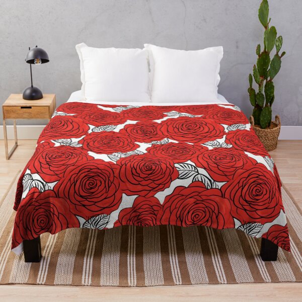 Item preview, Floral red roses seamless pattern designed and sold by ooHalloo.