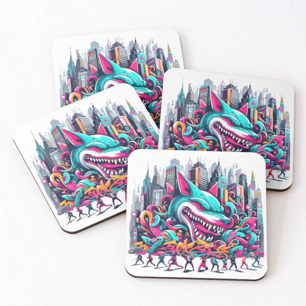 Item preview, Street Wolf Art Graffiti. urban expression designed and sold by ElOjoAzul.