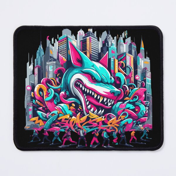 Item preview, Street Wolf Art Graffiti. urban expression designed and sold by ElOjoAzul.