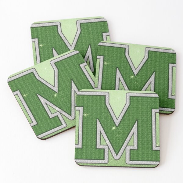Item preview, Light Green Letter M Patch Scl  designed and sold by BCD BRANDS.