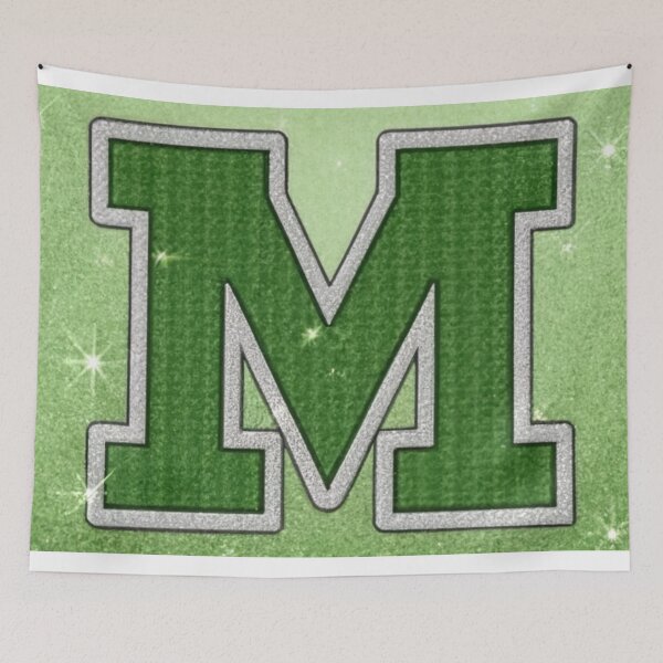 Item preview, Light Green Letter M Patch Scl  designed and sold by BCD BRANDS.