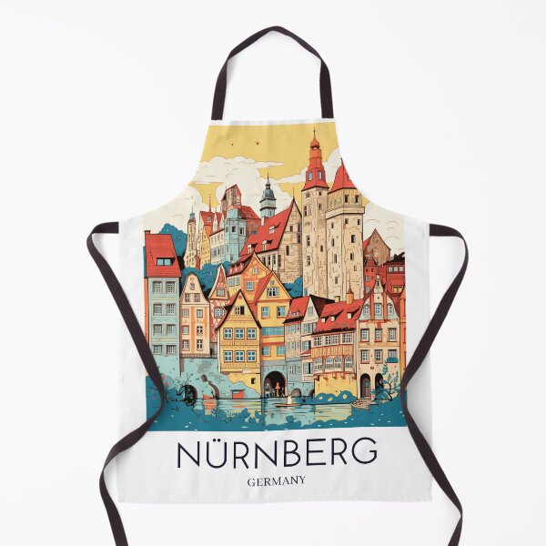 Item preview, A Pop Art Travel Print of Nürnberg - Germany  designed and sold by StudioRedKoala.