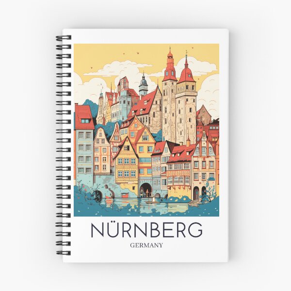 Item preview, A Pop Art Travel Print of Nürnberg - Germany  designed and sold by StudioRedKoala.