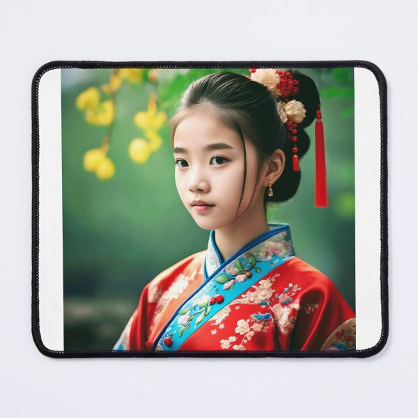 Item preview, Beautiful Asian Girl In A Traditional Dress designed and sold by JoyPhotoArt.