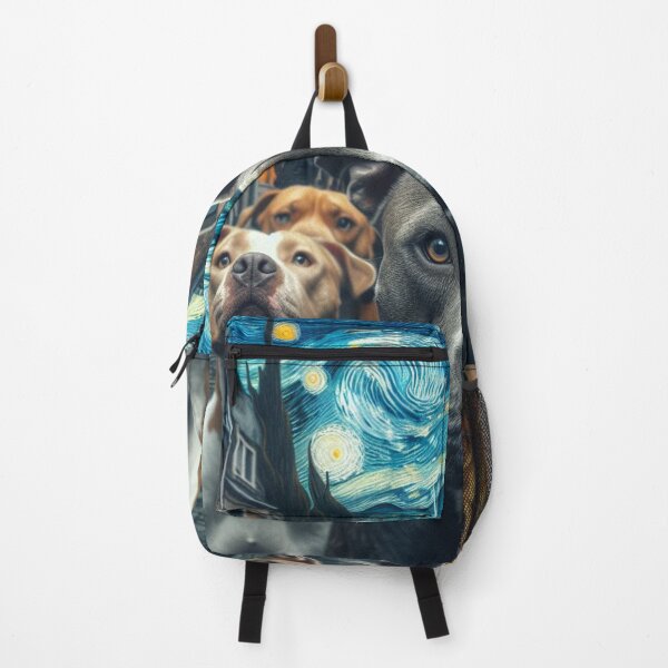 Item preview, Noche estrellada de Pitbulls designed and sold by 123ks.