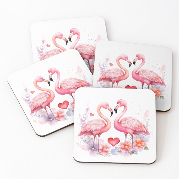 Item preview, Cute Valentine's Day Flamingo - Selection 8 designed and sold by ArtsyChaosArt.