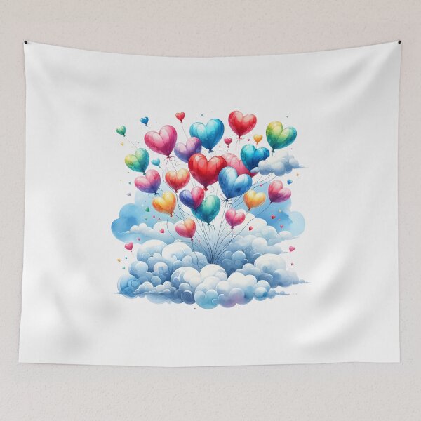 Item preview, Joyful Heart Balloons in the Sky designed and sold by KNAA.