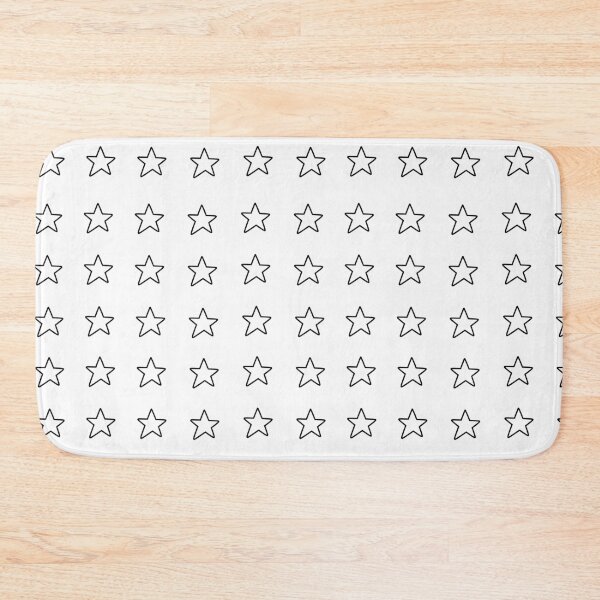 Item preview, 25 Minimalistic White or Transparent Stars Set designed and sold by posterful.