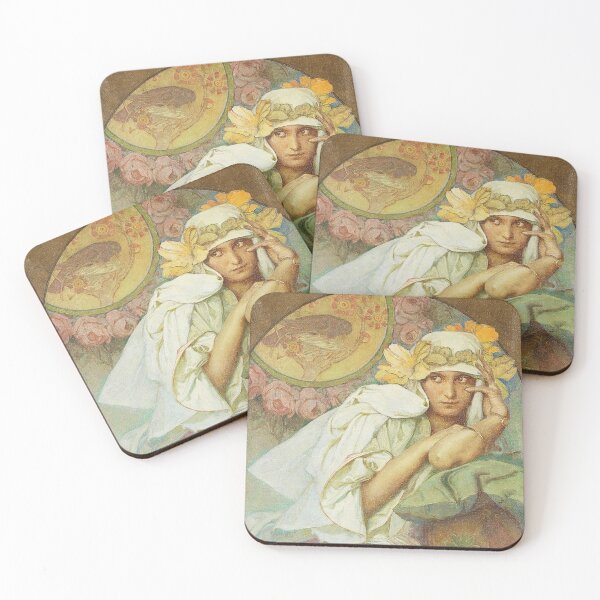 Item preview, Muse Jaroslava, (1920), by Alphonse Mucha. HIGH DEFINITION designed and sold by MINDTHECHERRY.