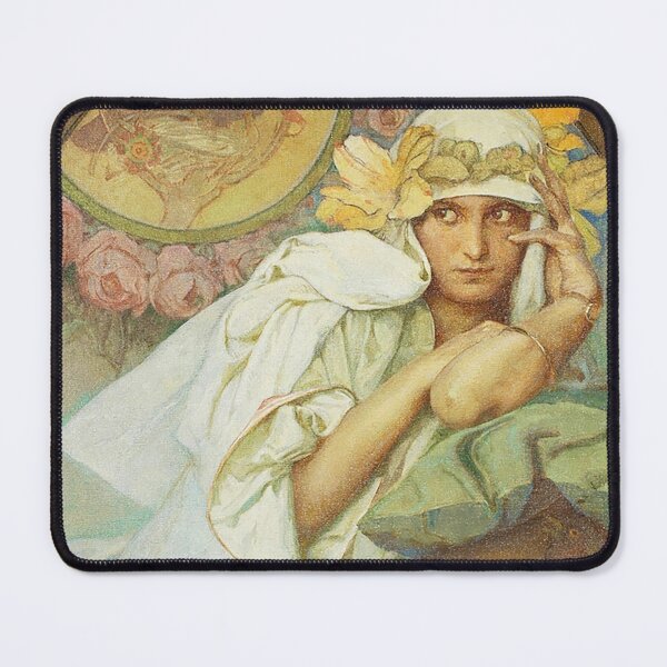 Item preview, Muse Jaroslava, (1920), by Alphonse Mucha. HIGH DEFINITION designed and sold by MINDTHECHERRY.