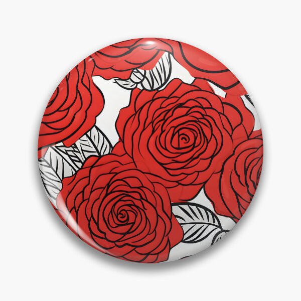 Item preview, Floral red roses seamless pattern designed and sold by ooHalloo.