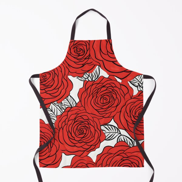 Item preview, Floral red roses seamless pattern designed and sold by ooHalloo.