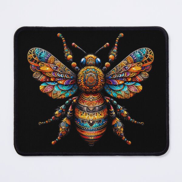 Item preview, Polish Pottery Folk Art Abstract Bee designed and sold by Pati-Design.