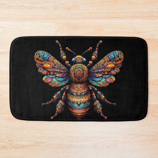 Item preview, Polish Pottery Folk Art Abstract Bee designed and sold by Pati-Design.