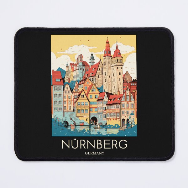 Item preview, A Pop Art Travel Print of Nürnberg - Germany  designed and sold by StudioRedKoala.