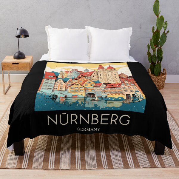 Item preview, A Pop Art Travel Print of Nürnberg - Germany  designed and sold by StudioRedKoala.
