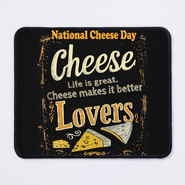 Item preview, Cheese lovers National cheese day june 4 300dpi designed and sold by SOPIZiLA.