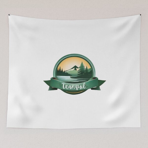 Item preview, Serene Wilderness: Tranquil Nature Sticker designed and sold by Wisaka.
