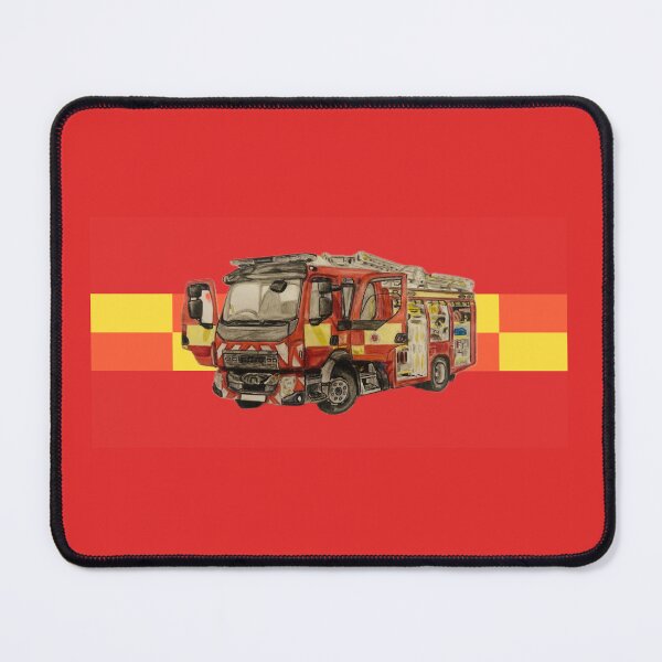 Item preview, North Yorkshire Fire engine other items designed and sold by Truck drawing art.
