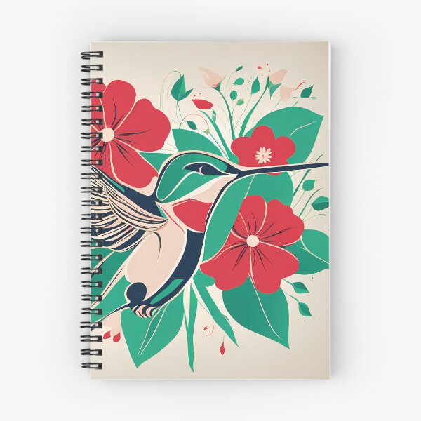Item preview, humming bird and flowers designed and sold by WATERDUST.