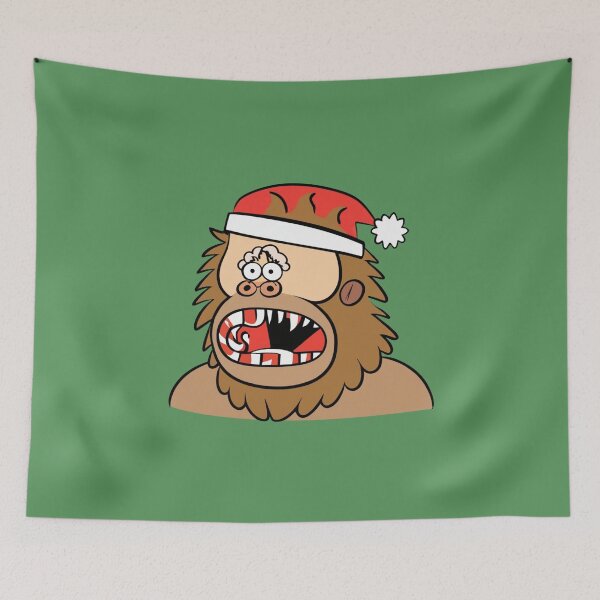 Item preview, Caras de Papá Noel contra Pie Grande designed and sold by Mr-wow.