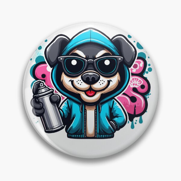 Item preview, Bad Cute Graffitidog designed and sold by BadGraffitiman.