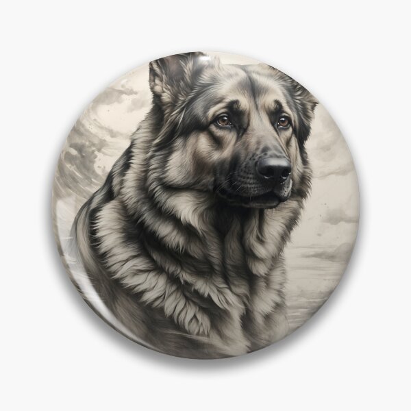 Item preview, Noble Guardian: German Shepherd's Watch designed and sold by VisionLeeStudio.